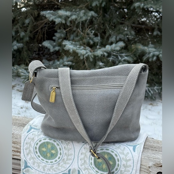 Coach Sonoma Nubuc Leather Lilac adjustable strap Vintage 1994 4935 EUC - Picture 3 of 9